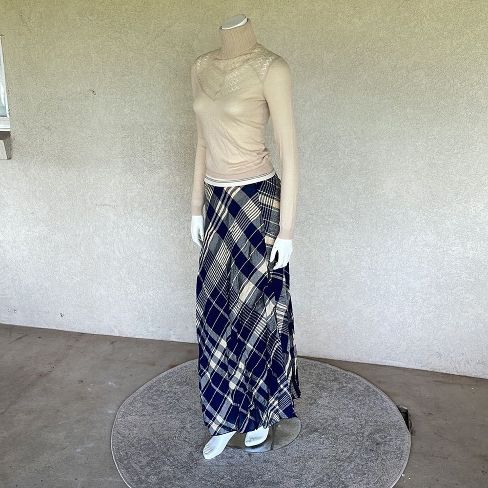 Burning Torch Plaid Skirt
